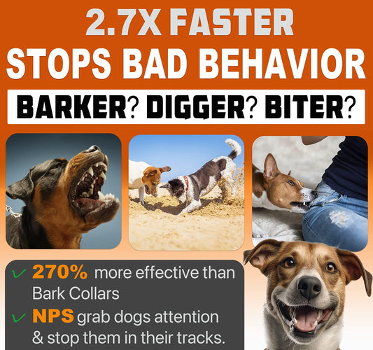 2023release Dog Bark Deterrent Device Stops Bad Behavior | No Need